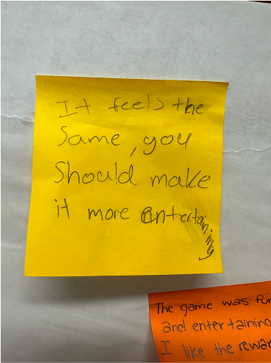 Student reaction 5